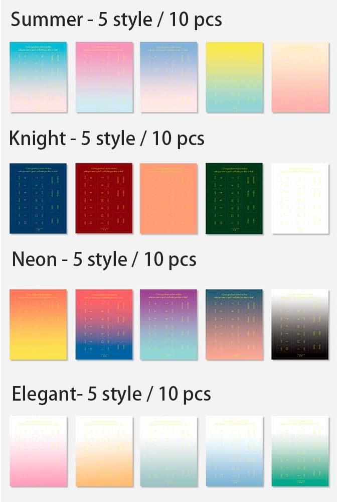 10 Sheets Monthly Adhesive Index Tabs Colorful Monthly Separator Tabs for Office Study Planners Organizations (All Four Colors)