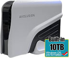 Avolusion PRO-Z Series 10TB USB 3.0 External Hard Drive for WindowsOS Desktop PC/Laptop (White) (Renewed)