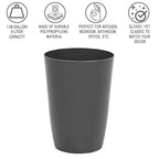 HOLDN’ STORAGE Small Trash Can - 1.58 Gallon Open Top Waste Bin, Compact Waste Can Perfect for Bathroom, Kitchen, Office, Dorm - Durable Garbage Can - Grey