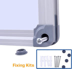 48 x 24-in Magnetic Dry Erase Board with Pen Tray| Aluminum Frame Portable Wall Large Whiteboard Message Presentation Board for Office & Classroom