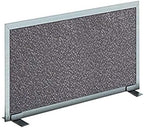 OBEX Acoustical Free Standing Privacy Screen, Cubicle Accessories Desk Privacy Panel, Desk Dividers for Office, Office Furniture Partitions Portable Sound Proof Dividers, 12" x 24", Graphite