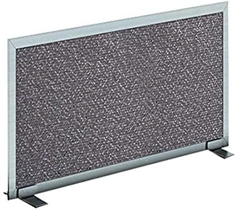 OBEX Acoustical Free Standing Privacy Screen, Cubicle Accessories Desk Privacy Panel, Desk Dividers for Office, Office Furniture Partitions Portable Sound Proof Dividers, 12" x 24", Graphite