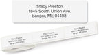 Personalized Return Address Labels, Roll of 500 Gloss White Self-Adhesive Labels Without Dispenser, Customize with Name & Shipping Address, Colorful Images