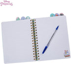 Innovative Designs Disney Princess Journal Notebook, Spiral Bound, 144 Lined Pages, 8 x 7 inches, Light Green, Disney Princess Movie Characters