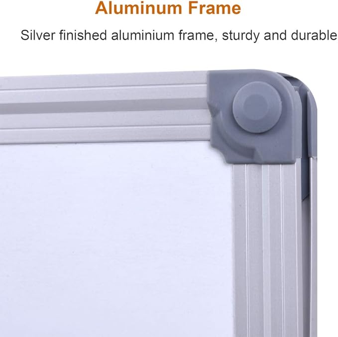 Premium 60"x 36" Multipurpose Magnetic Dry Erase Board with Aluminum Frame | Versatile Wall-Mounted Whiteboard with Pen Tray for Enhanced Office and Classroom Presentations & Collaborations