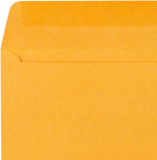JAM PAPER #12 Manila Envelopes - 4 3/4 x 11 - Brown Kraft Manila - 50/Pack