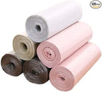 SWIHELP Trash Bags, 4 Gallon / 15 Liters Small Garbage Bags for Office, Kitchen,Bedroom Waste Bin,Colorful Portable Strong Rubbish Bags,Wastebasket Bags 120 Counts