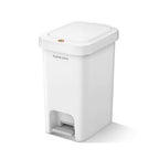 MOPALL Small Bathroom Trash Can with Lid Soft Close, Garbage Can with Press Top Lid & Foot Pedal, Step Trashcan Slim Trash Bin Waste Basket for Toilet, Office, Bedroom, Kitchen, Living Room 2.7 Gallon