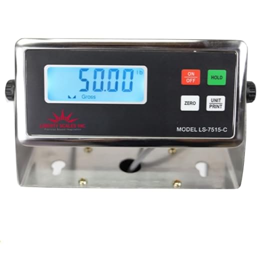 Liberty LS-700-4X6 Heavy Duty General Purpose Floor Scale | 48" x 72" | Capacity of 1000 lbs x 0.2 lb + Red