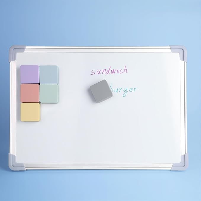 Ddaowanx Dry Erase Erasers, 2"x2",8 Pcs Aesthetics Magnetic Mini Eraser for Refrigerator Whiteboard,Classroom Teacher Supplies (8 Pack/ 8 Color)