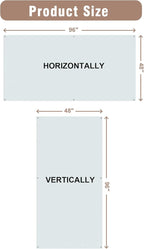 Magnetic Glass Whiteboard，96"x48" Wall Mounted Frameless Dry Erase Board for Office, Home & School White