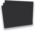 School Smart Railroad Poster Board Paper, 22 x 28 Inches, 6-Ply, Black, Pack of 25