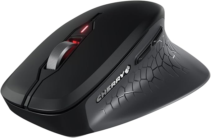 Cherry Stream Mouse Comfort. Silent Click with Ergonomic Shape and Wireless Freedom.