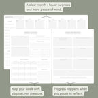 Pland Studio 90-Day Productivity Planner – Forest Sage Hardcover | Undated Daily Journal with Habit Tracker, Vision Board, and Focused Goal Setting for Entrepreneurs, Creatives & Busy Professionals