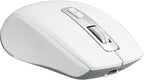 TMICE Wireless Bluetooth Mouse, Dual-Mode, 500mAh Battery, 5 DPI Adjustment, 10M Working Distance, White