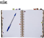 Innovative Designs Disney Villains Journal Notebook, Spiral Bound, 144 Lined Pages, 8 x 7 inches, Light Green, Disney Princess Movie Characters