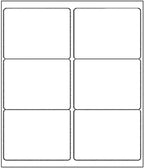 White Sticker FBA Labels – 4" x 3.33" – Laser/Inkjet Compatible – (6 Label/Sheet), 1000 Sheets - 6000 Total Adhesive Labels