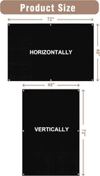 Magnetic Glass Whiteboard，72"x48" Wall Mounted Frameless Dry Erase Board for Office, Home & School Black