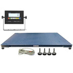 SellEton Non-NTEP Floor Scales, Accurate Pallet Scales with Indicator for Warehouse Shipping and Heavy Duty Industrial Weighing (72"x72", 5000 lb x 1 lb)