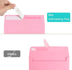70 Packs of Invitation Envelopes, A2 Envelopes Pink, Postcard Envelopes, Envelopes for 4.5x5.5 Cards, Envelopes for Invitations, Envelopes Self Seal for Photos RSVP, Greeting Cards