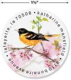 Colorful Images Spring Birds Return Address Mailing Labels, Personalize with Name & Addresses, Set of 144 Self Adhesive, Easy Peel Flat Label Sheets, 1-½" Across, 3 Designs