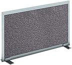 OBEX Acoustical Free Standing Privacy Screen, Cubicle Accessories Desk Privacy Panel, Desk Dividers for Office, Office Furniture Partitions Portable Sound Proof Dividers, 18" x 36", Graphite
