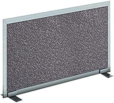 OBEX Acoustical Free Standing Privacy Screen, Cubicle Accessories Desk Privacy Panel, Desk Dividers for Office, Office Furniture Partitions Portable Sound Proof Dividers, 18" x 60", Graphite