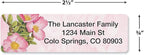 Colorful Images Spring Floral Rolled Personalized Return Address Mailing Labels with Dispenser, Customize with Name & Shipping Address, 500 ¾” x 2½” Self Adhesive, Easy Peel Label Roll