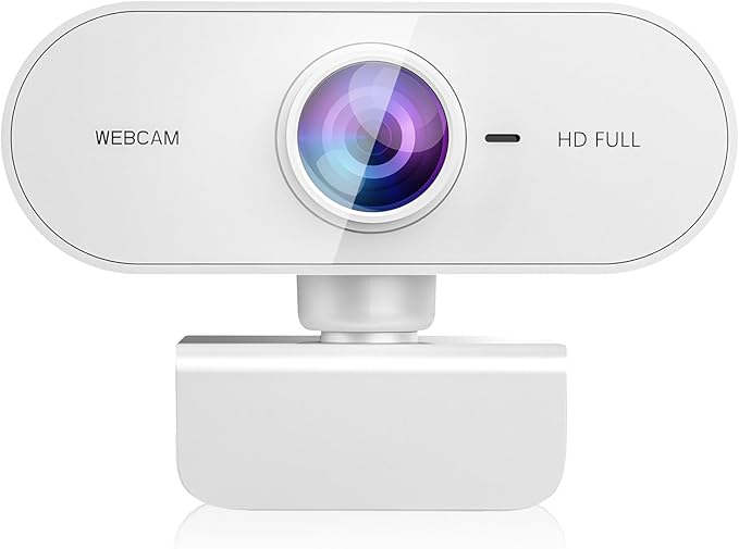 Webcam 1080P HD Webcam for PC,Web cam with Microphone,Stand for PC/MAC/Laptop/Desktop,Wide Angle Web Cameras for YouTube,Skype,Zoom,Xbox One,Video Calling