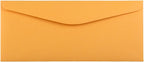 JAM PAPER #11 Envelopes - 4 1/2 x 10 3/8 - Brown Kraft Manila - 100/Pack