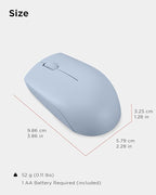 Lenovo 300 Wireless Mouse – Computer Mouse for PC, Laptop with Windows – Ambidextrous Design – 2.4 GHz Nano USB Receiver – 12 Month Battery Life