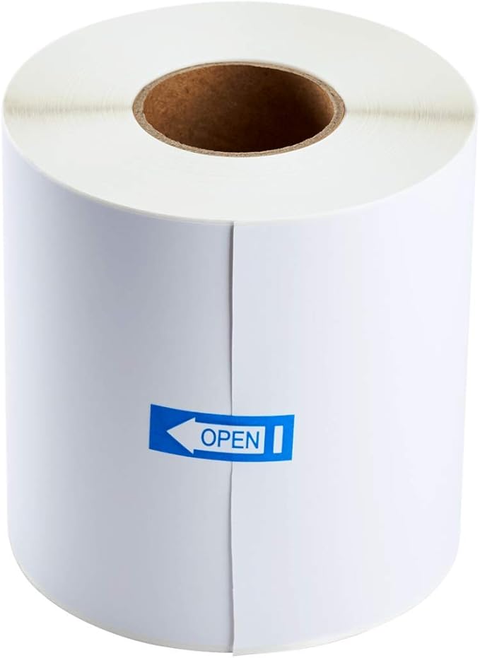 Karat [4x6 - Rolls] Direct Thermal Shipping Label Rolls – Compatible with Rollo and Zebra Printers (90 Labels/Roll) (300 Labels per roll, 4"x6")