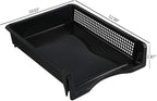 Ggbin 6-Tier Desktop A4 Paper Organizer Tray, Stackable File Trays for Storage, Black