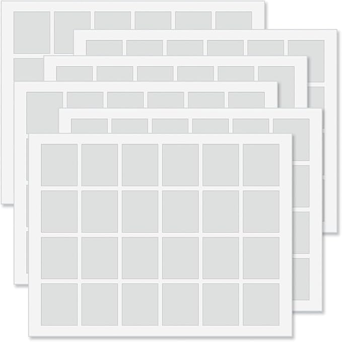 Colorful Images Poppies Floral Return Address Mailing Labels, Personalize with Name & Address, Set of 144 Self Adhesive, Easy Peel Flat Label Sheets, Square, 3 Designs