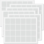 Colorful Images Poppies Floral Return Address Mailing Labels, Personalize with Name & Address, Set of 144 Self Adhesive, Easy Peel Flat Label Sheets, Square, 3 Designs