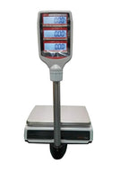 VisionTechShop TVP-12P Price Computing Scale with Pole Display, Lb/Oz/Kg, 12lb Capacity, 0.002lb Readability, NTEP Legal for Trade COC #19-038, NSF Certified