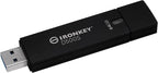 Kingston Ironkey D500S 64GB Encrypted Flash Drive | Dual Hidden Partition | FIPS 140-3 Level 3 | XTS-AES 256-bit | BadUSB and Brute Force Protection | Multi-Pin Option | IKD500S/64GB