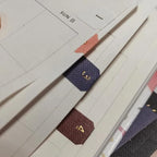 10 Sheets Monthly Adhesive Index Tabs Colorful Monthly Separator Tabs for Office Study Planners Organizations (Knight)