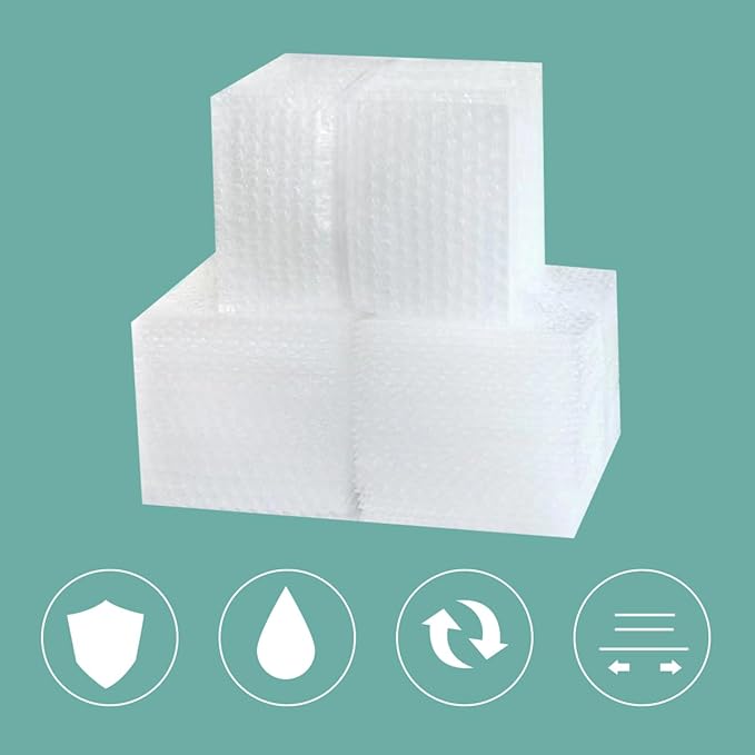 XYH 100 Pcs Bubble Pouches, 6''x8''or 8''x10'' Multiple combinations Bubble Bag for Packing, Which is Anti-Impact Come with Exquisite Sealing Label Storage Packing and Moving.