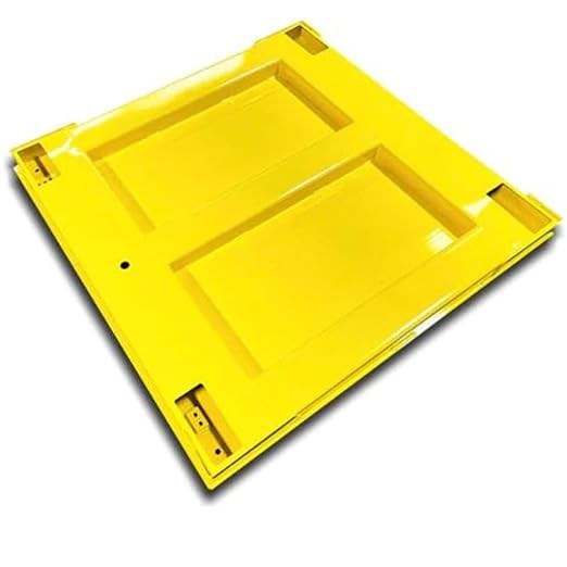Liberty LS-700-4X6 Heavy Duty General Purpose Floor Scale | 48" x 72" | Capacity of 5000 lbs x 1 lb + Yellow