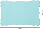 120 Pieces Small Mini Business Cards Vintage Assorted Colors Blank Note Cards Gift Word Card for Business Cards, Gift Cards (Light Blue, 3.66x 2.36 inches)