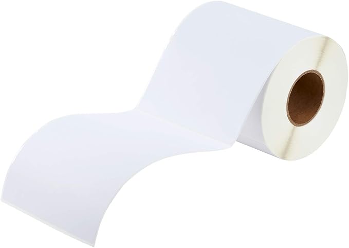 Karat [4x6 - Rolls] Direct Thermal Shipping Label Rolls – Compatible with Rollo and Zebra Printers (90 Labels/Roll) (300 Labels per roll, 4"x6")