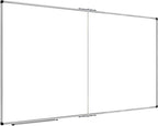 XBoard Magnetic Whiteboard 72 x 48 Inch | Giant Foldable Dry Erase White Board for Wall with Marker Tray 6' x 4' | Extra Large Aluminum Frame Folding Message Presentation Board