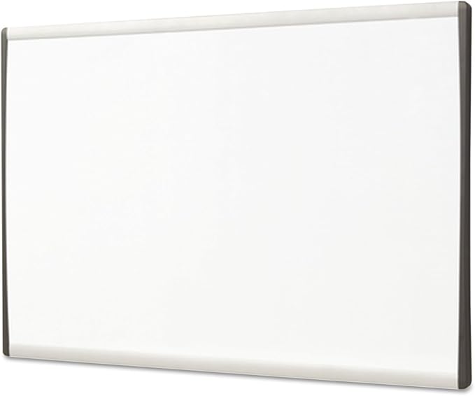 Quartet Dry Erase Board, Magnetic, 30" x 18", Whiteboard, Cubicle, Arc, Aluminum Frame (ARC3018)