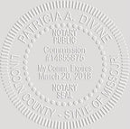 MaxMark Notary Seal Round Pink Embosser for Missouri State - Includes Gold Burst Seal Labels (50 Count)