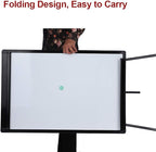 2 Pack Dry Erase Easel 36" x 24", Height Adjustable Magnetic White Board Easel with Tripod Stand, Office Presentation Easel Board with Flipchart Pad, Magnets & Eraser, Black