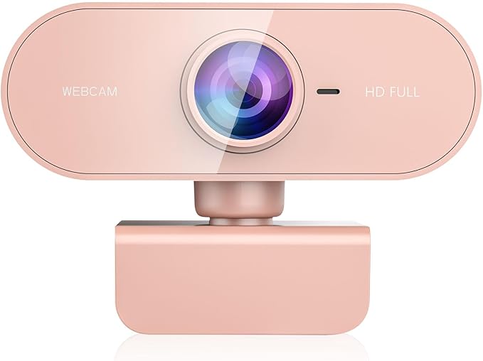 Webcam for PC&1080P HD Web Cam,Webcam with Microphone,Stand for PC/MAC/Laptop/Desktop,Wide Angle Web Cameras for YouTube,Skype,Zoom,Xbox One,Video Calling