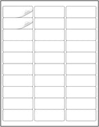 Methdic Address Labels 1" x 2-5/8" 900 Labels Sticker Paper for Laser/Ink Jet Printer Mailing Labels 8.5"×11" White 30 per Sheet