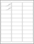 Methdic Address Labels 1" x 2-5/8" 3000 Labels Sticker Paper for Laser/Ink Jet Printer Mailing Labels 8.5"×11" White 30 per Sheet