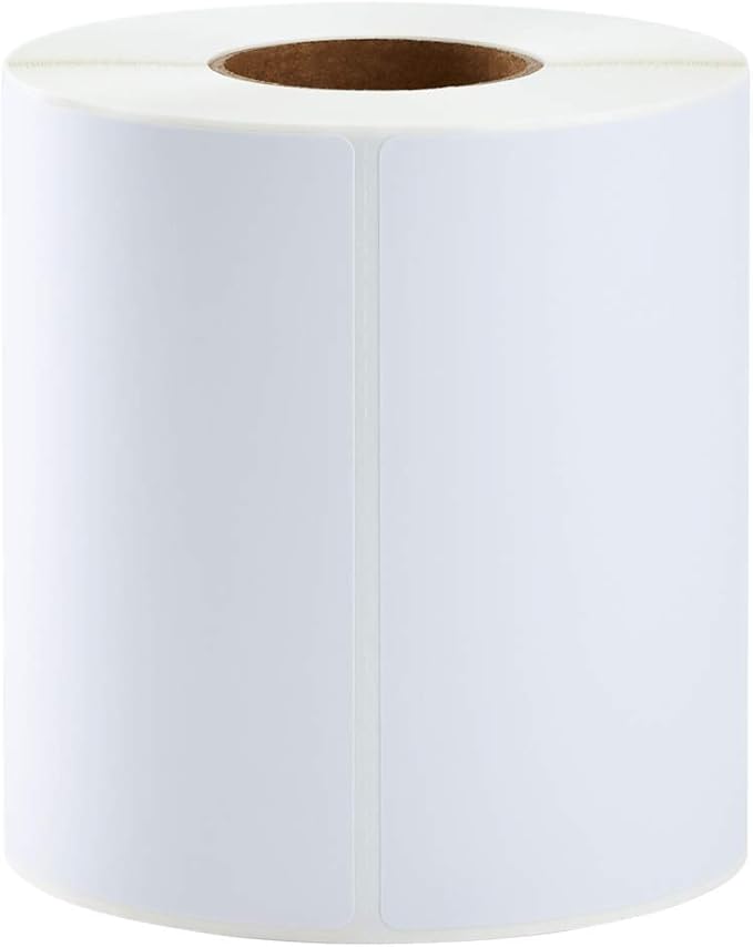 Karat [4x6 - Rolls] Direct Thermal Shipping Label Rolls – Compatible with Rollo and Zebra Printers (90 Labels/Roll) (300 Labels per roll, 4"x6")